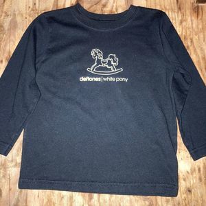 Handmade Infant Toddler Kids Child’s Deftones White Pony Rocking Horse Shirt
